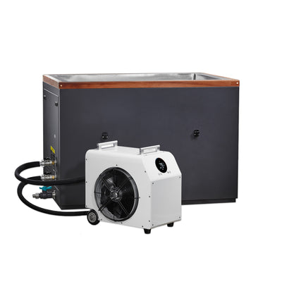Dynamic Cold Therapy "CUBOID" 304 Stainless Steel Cold Plunge (XL) with Chiller Bundle