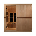 Golden Designs "Catalonia" 8-Person Ultra Low EMF Far Infrared Sauna (Natural Canadian Hemlock)