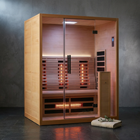 LumaTherm PureGlow Infrared Sauna Cabin — Studio Shot