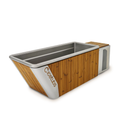 Icetubs IceBath Hot & Cold Plunge Tub: Thermowood & Stainless Steel (1-Person)