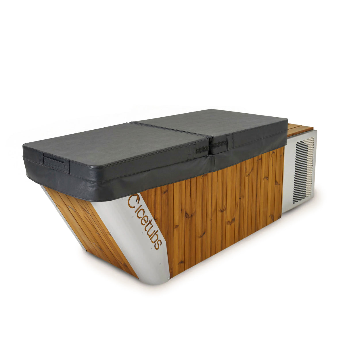 Icetubs IceBath Hot & Cold Plunge Tub: Thermowood & Stainless Steel (1-Person)