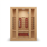 LumaTherm PureGlow Infrared Sauna Cabin — Studio Shot